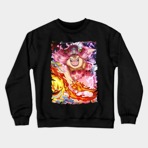 MOM BIGG BIG ANIME MERCHANDISE Crewneck Sweatshirt by julii.draws